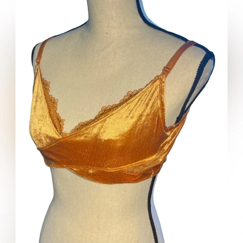 🎉HP🎉 Free People Aurora Longline Underwire Bra Copper Ginger Combo Large NWT - Picture 6 of 12